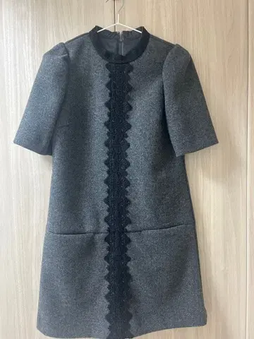 머큐리 듀오 바이컬러 레이스 미니 원피스 M 사이즈