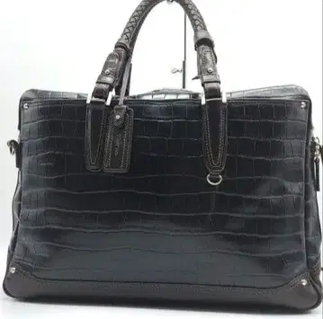 kiefer neu 브리프 케이스 크로커다일 패턴 엠보싱 남녀 공용