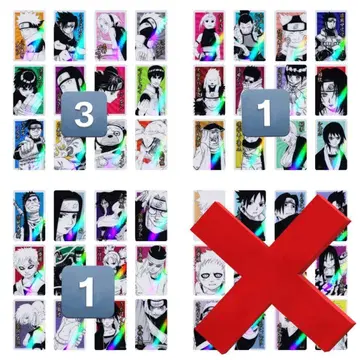 NARUTO 나루토 홀로 클리어 카드 세트 판매