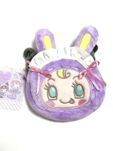 새상품 산리오 메조 피아노 mezzo piano 페이스 파우치 쿠로미1