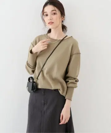 새상품급! plage 플라주 thermal 튜닉 서멀 긴팔 티셔츠