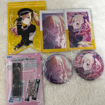 프로세카 텐마 사키 에피카 캔뱃지 아크릴 스틱 키링