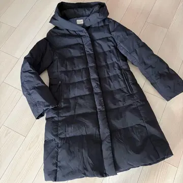 ELLE 다운 코트 다크 네이비 사이즈 40