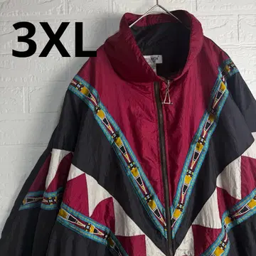 [ 새상품급 ] LADY LAVON 90s 나일론 자켓 박스 실루엣