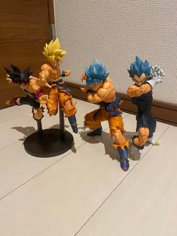 드래곤볼 피규어 제일복권 손오공&베지터 부자 에네르기파