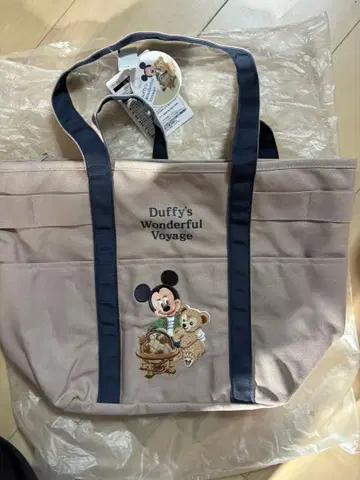 새상품 디즈니 리조트 더피 원더풀 토트백