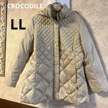 새상품급 빅 사이즈 LL 크로커다일 다운 자켓 다운 코트