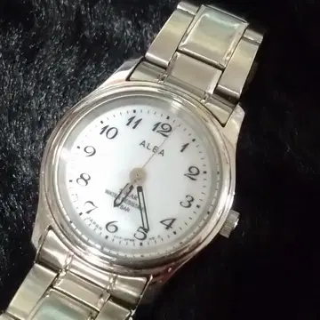 ALBA 솔라 실버 여성용 남성용 작동품