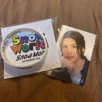 SnowMan Snow World Raul 굿즈