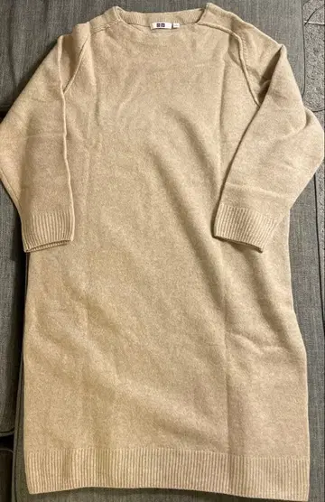 유니클로 U 울 니트 원피스