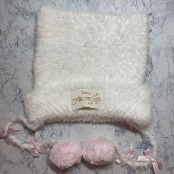 마리/화이트 니트 팬캡