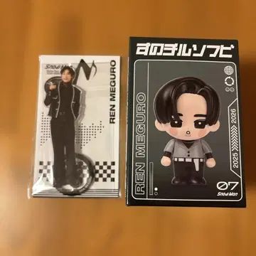 메구로 렌 아크릴 스탠드 스노우 칠 소프트 비닐