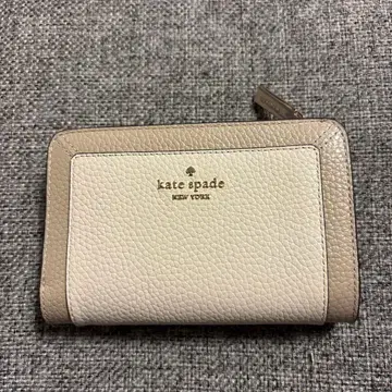 케이트 스페이드 접이식 지갑 베이지