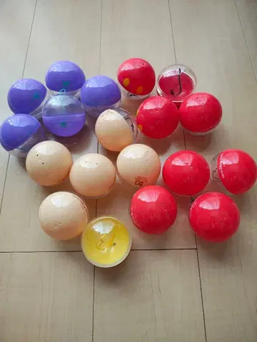 캡슐 토이 볼 세트 컬러풀