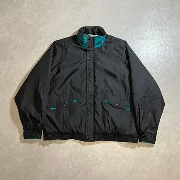 00s archive 블루종 자켓 충전솜 후드 부착 블랙