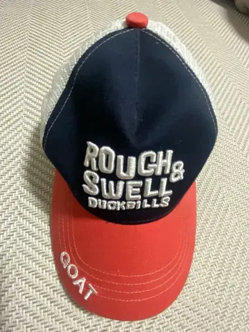 ROUGH & SWELL DUCKBILLS 캡 네이비/오렌지