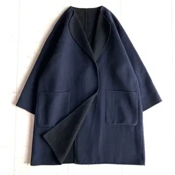 GALLARDAGALANTE 바이컬러 리버 코트