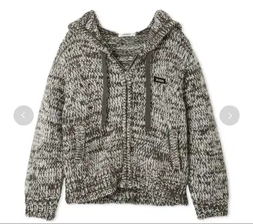 택 포함 snidel 로빙 니트 후디 후드티 그레이