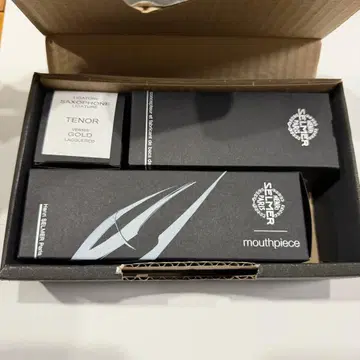 [ 정품 ] 셀머 테너 색스 마우스피스 리가처 캡 3종 세트