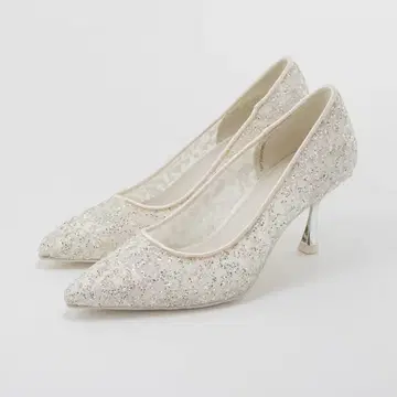 글리터 튤 펌프스