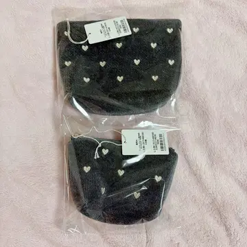 페이러 러블리 하트 보트형 파우치 M S 2개 세트