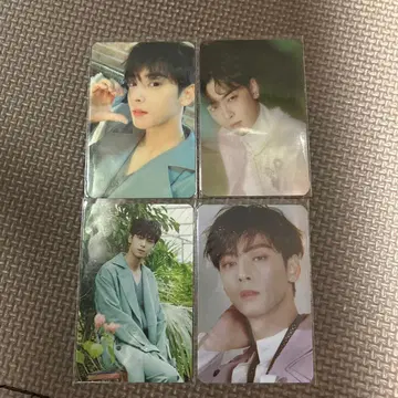 차은우 트레이딩 카드 4장 세트