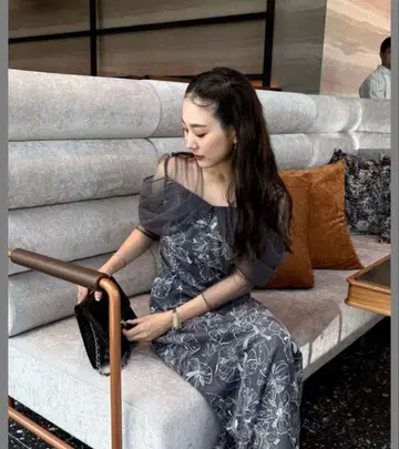 ANDRESD 포멀 드레스 tulledrape spangledress