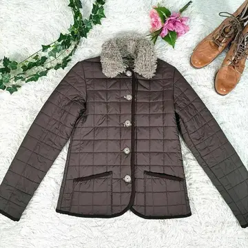 매킨토시 퀼팅 자켓 (S) 보아 안감 스코틀랜드제 멋짐