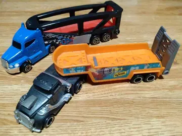 핫휠 미니카 트레일러 2대 세트