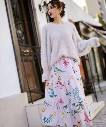 EMIRIAWIZ 꽃무늬 플레어 스커트