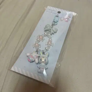 산리오 메조피아노 비즈 키링 시나모롤