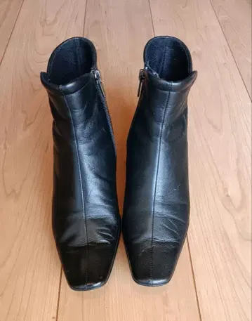 긴자 요시노야 부츠 블랙 천연 가죽