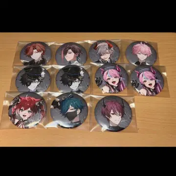 CR Crazy Raccoon 할로윈 캔뱃지 11개