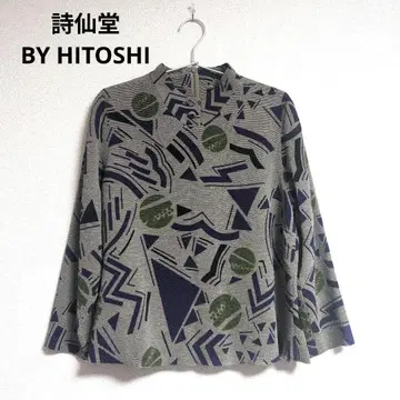 0415 시선당 BY HITOSHI 시세도 크레이프 원단 긴팔 블라우스