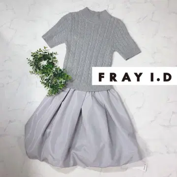FRAY I.D 프레이 아이디 니트 도킹 원피스