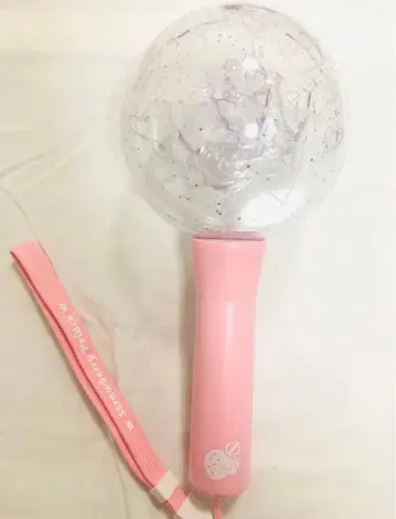 클리어 딸기 응원봉 스토푸리