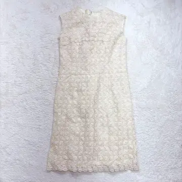 슬리브리스 원피스 드레스 안감 롱 기장 캐주얼 포멀 깔끔한