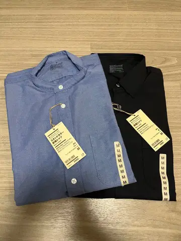 무인양품 긴팔 셔츠 2개 세트 M 사이즈