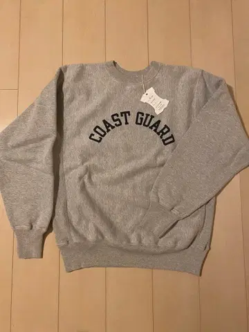 웨어하우스 483 리버스 위브 맨투맨 COAST GUARD XL