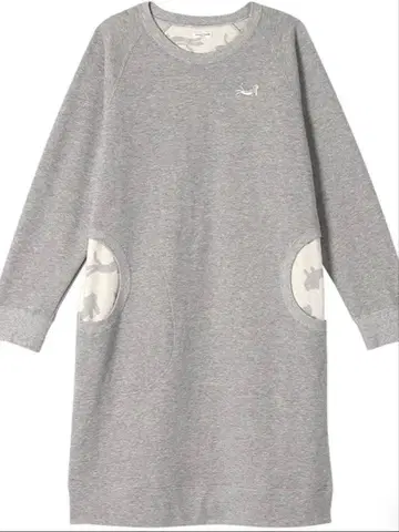 [ 미사용 새상품 ] 츠모리치사토 반짝이는 고양이 긴팔 룸웨어 원피스 L