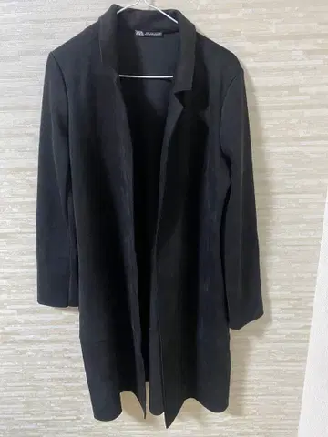 ZARA 블랙 체스터 코트 M