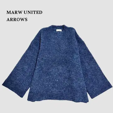 MARW UNITED ARROWS 루즈 니트 부클레 울 알파카