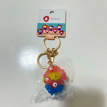 산리오 미야쿠미야쿠 클리어 키링 폼폼푸딩