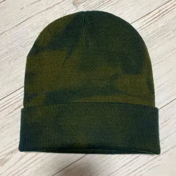 카모플라쥬 니트 모자 비니 리메이크