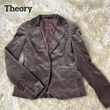 [ 새상품급 ] 띠어리 벨벳 테일러드 자켓