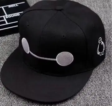 베이맥스 블랙 캡 모자 블랙