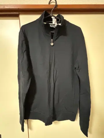 EA7 엠포리오 아르마니 블랙 집업 자켓