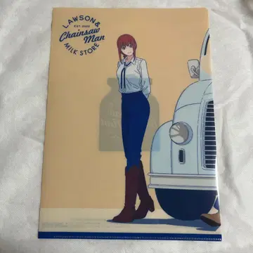 [ 미사용 ] 체인소 맨 마키마 클리어 파일 로손 특전 [ 익명 배송 ]