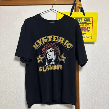 HYSTERIC GLAMOUR 블랙 T셔츠