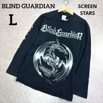 레어 BLIND GUARDIAN 빈티지 밴딩 롱T셔츠 당시물